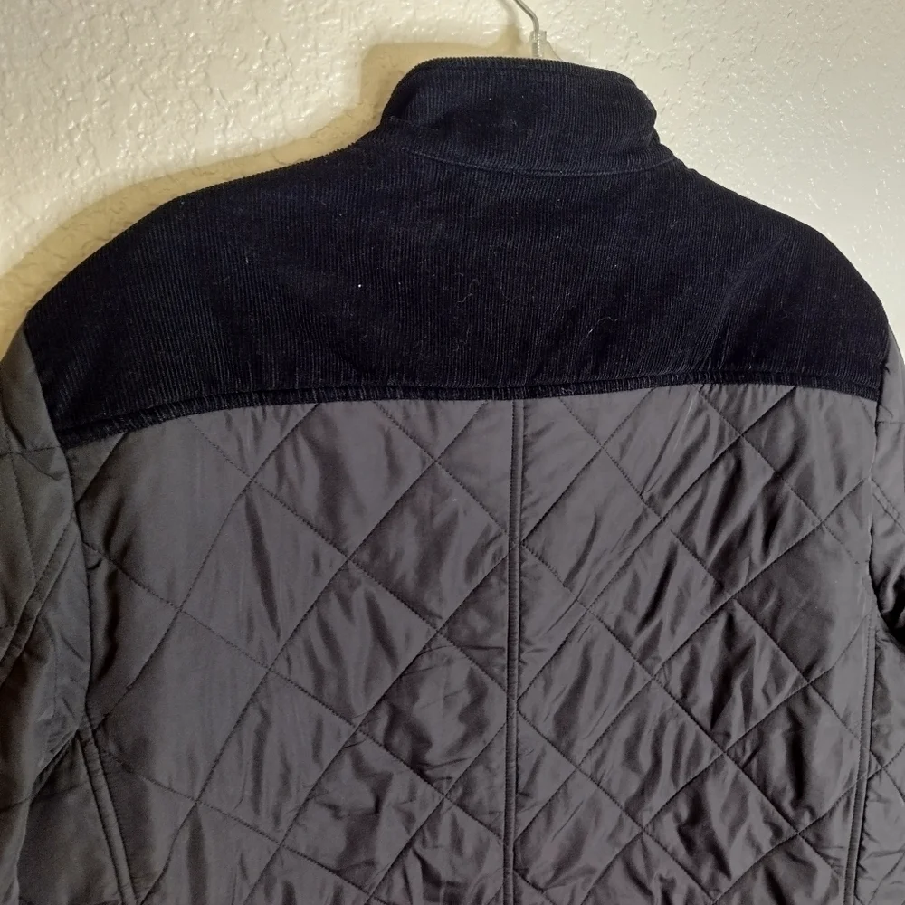 J. Crew Men's Greyson Quilted Field Jacket Black sz L